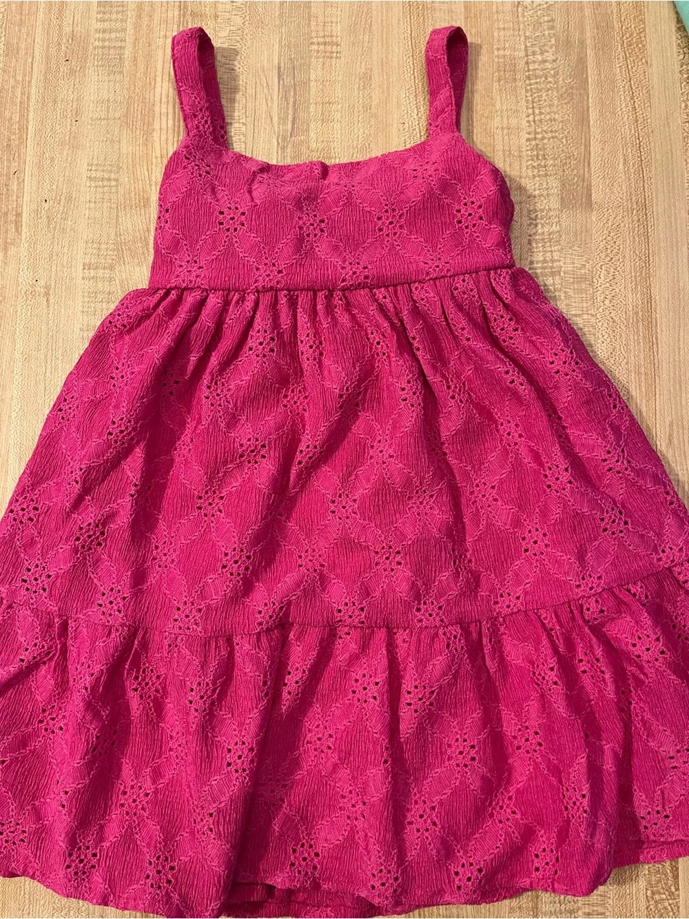 Children’s Place Pink Lace Bow Sundress